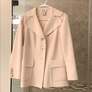 Talbots Cream wool jacket
